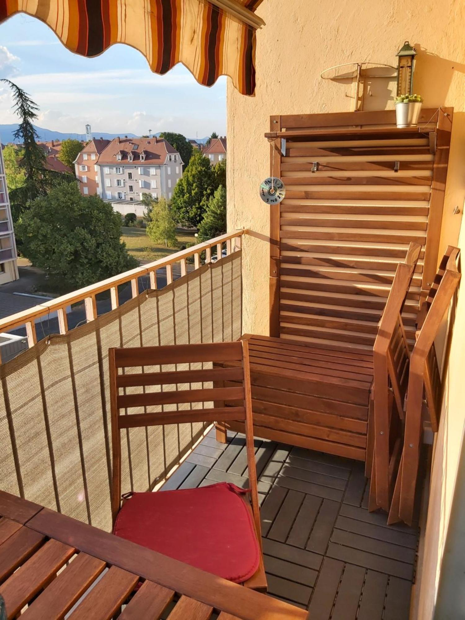 Le Marcellin Colmar - Garage - Terrasse Apartamento Exterior foto